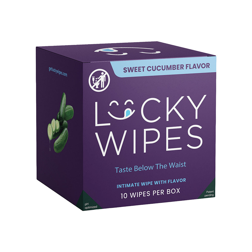 Sweetums Lucky Wipes Cucumber Flavor 10-Pack
