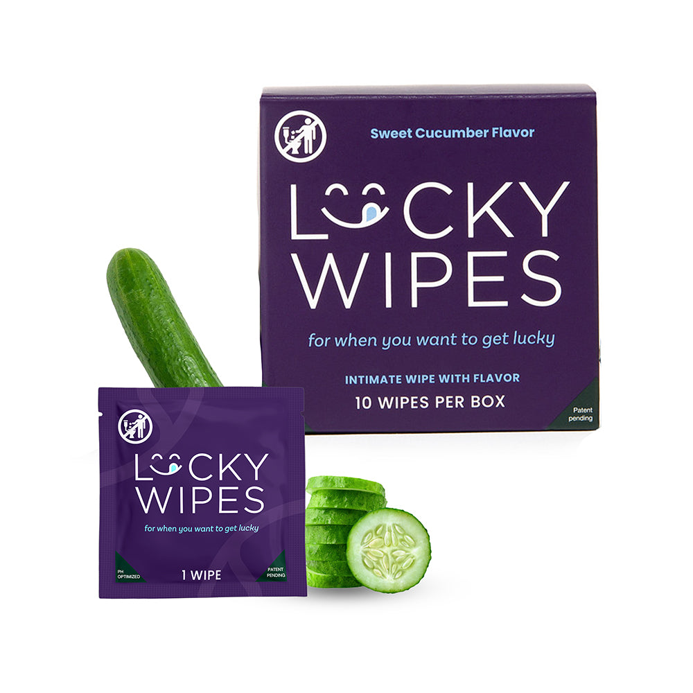 Sweetums Lucky Wipes Cucumber Flavor 10-Pack