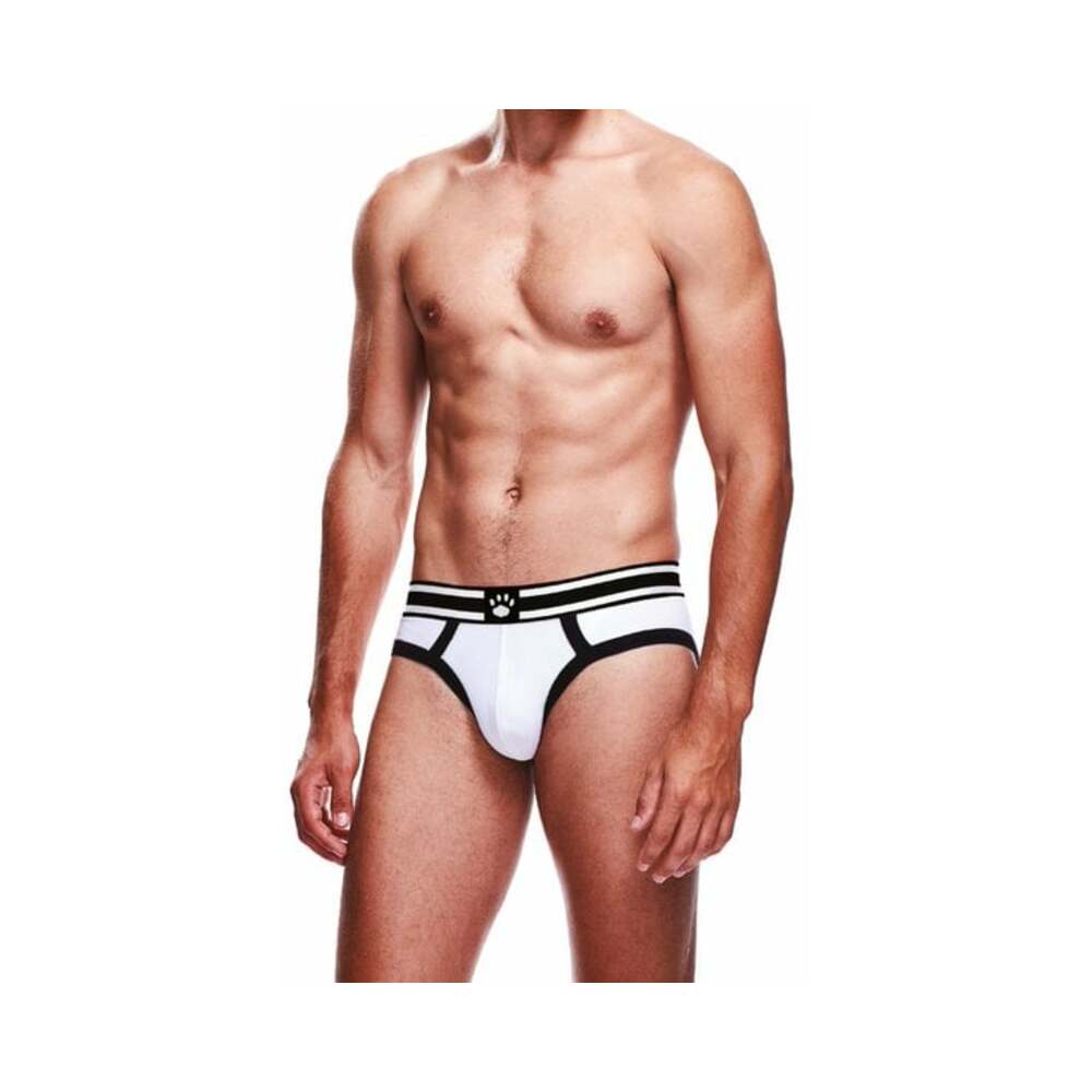 Prowler Brief White/Black L
