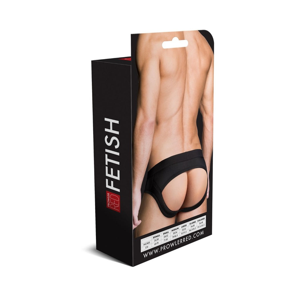 Prowler RED Assless Brief Black M