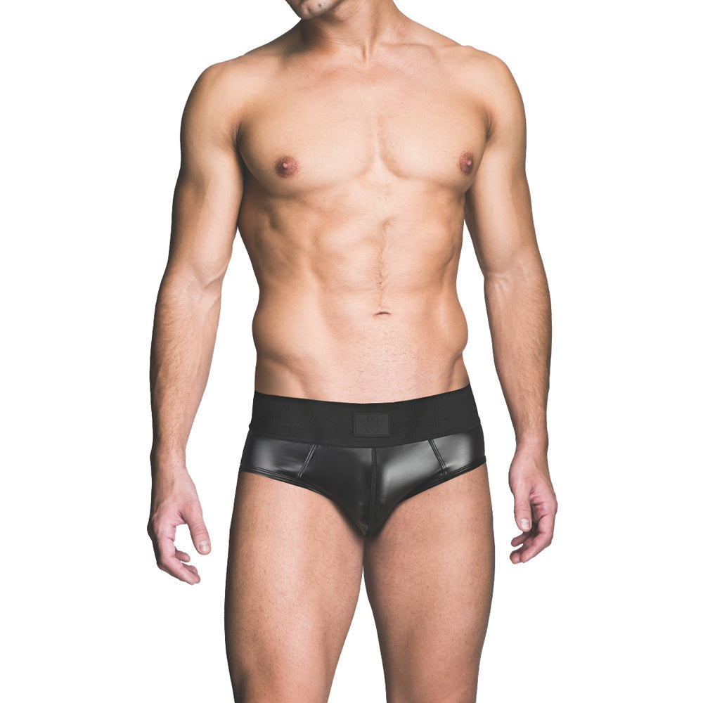 Prowler RED Wetlook Assless Brief Black L