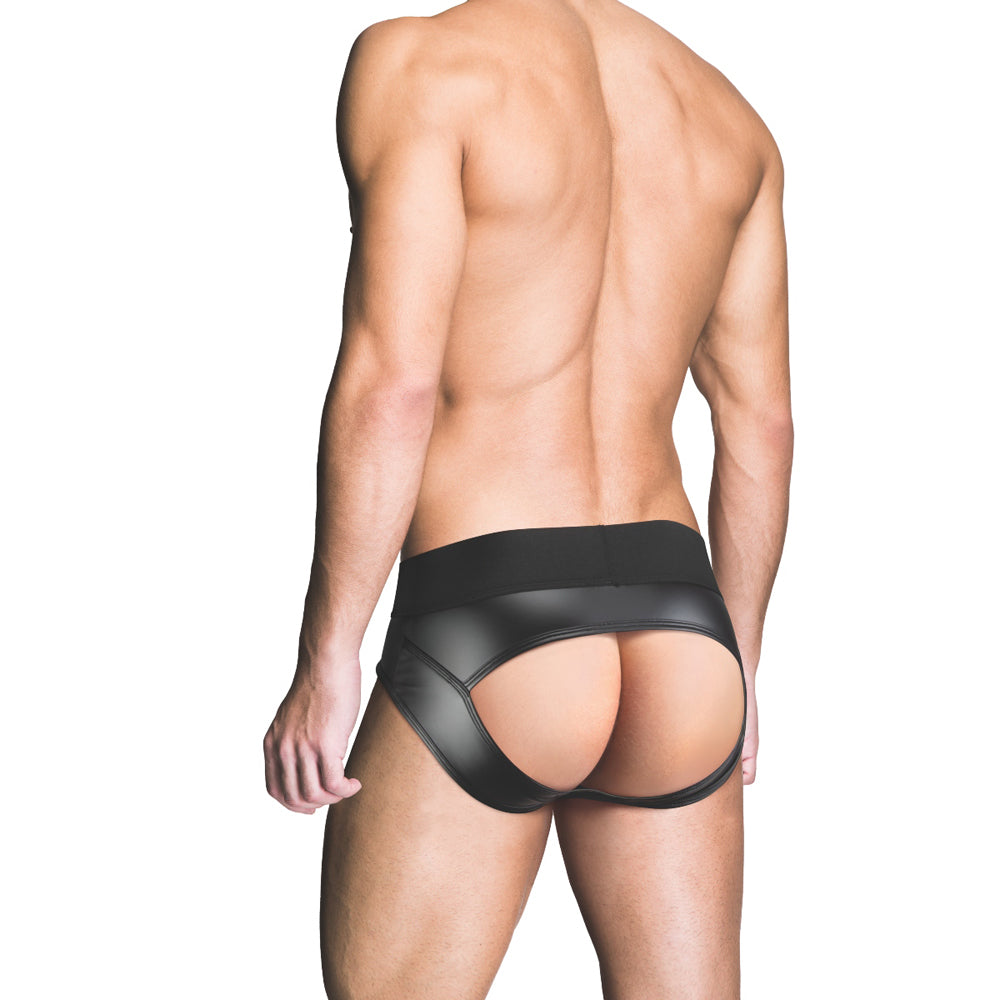 Prowler RED Wetlook Assless Brief Black M