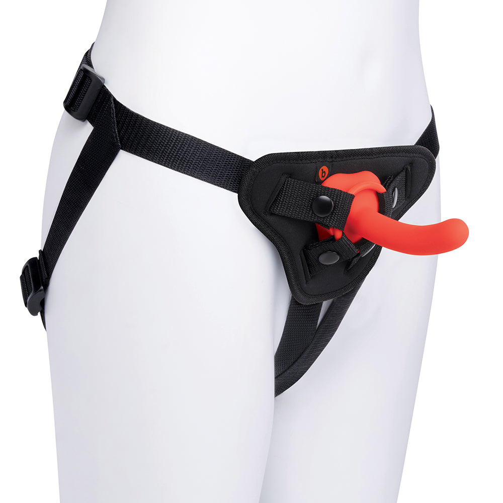 b-Vibe Beginners Strap-On Harness Set with 5 in. Silicone Dildo Peg