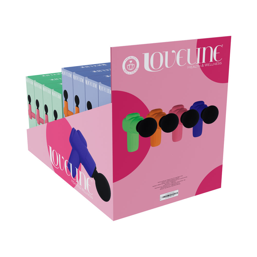 LoveLine MicroBoost Massager Silicone 16-Piece Display