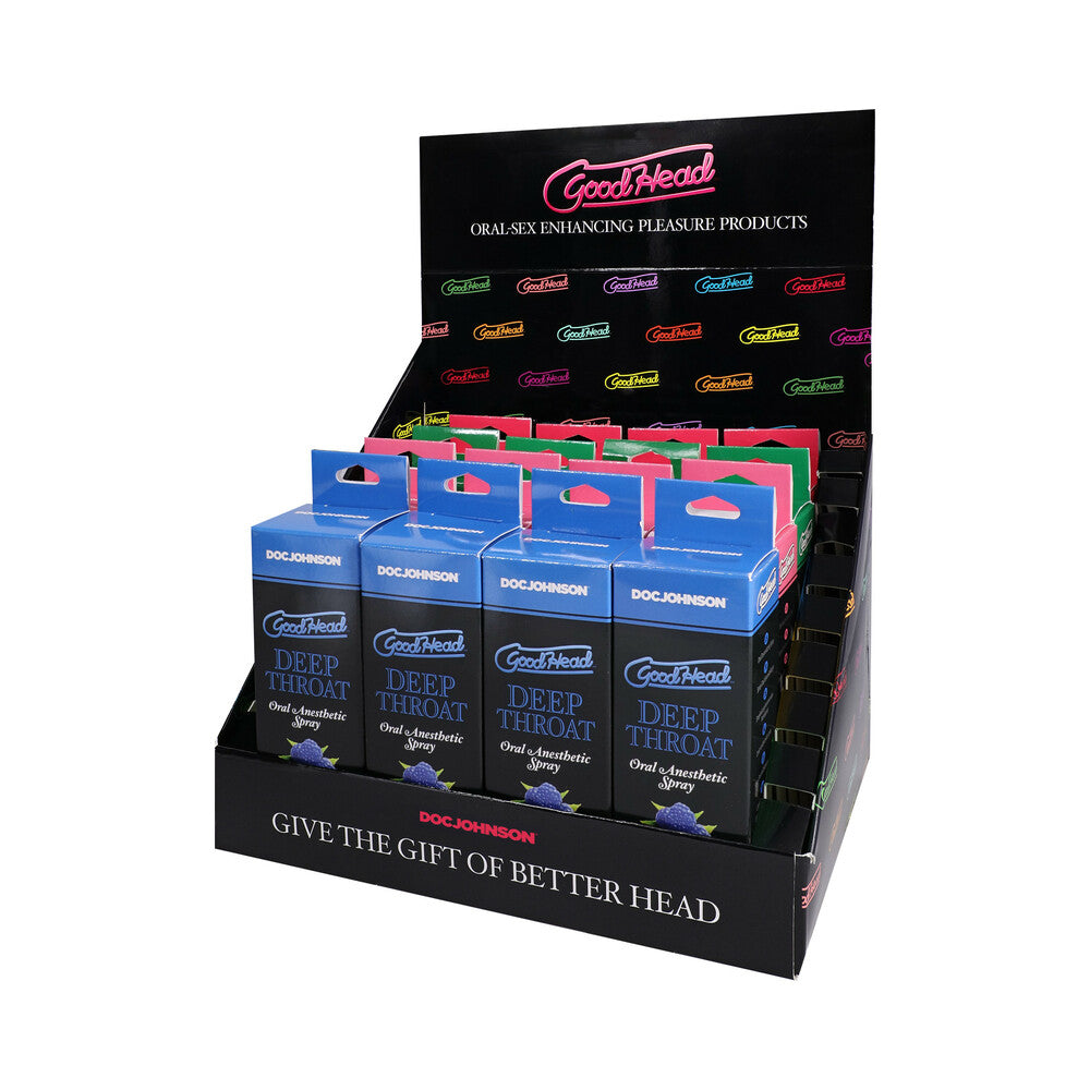 GoodHead Deep Throat Spray Display 1