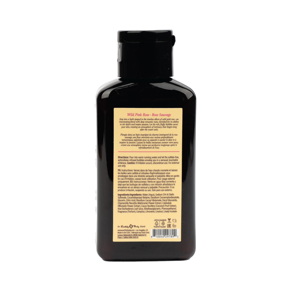 Earthly Body At Night Aphrodisiac Bubble Bath Wild Pink Rose 2 oz.