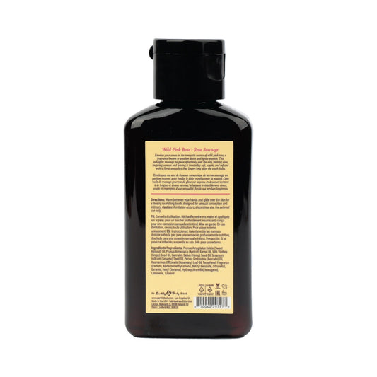 Earthly Body At Night Aphrodisiac Massage Oil Wild Pink Rose 2 oz. - product photo 2