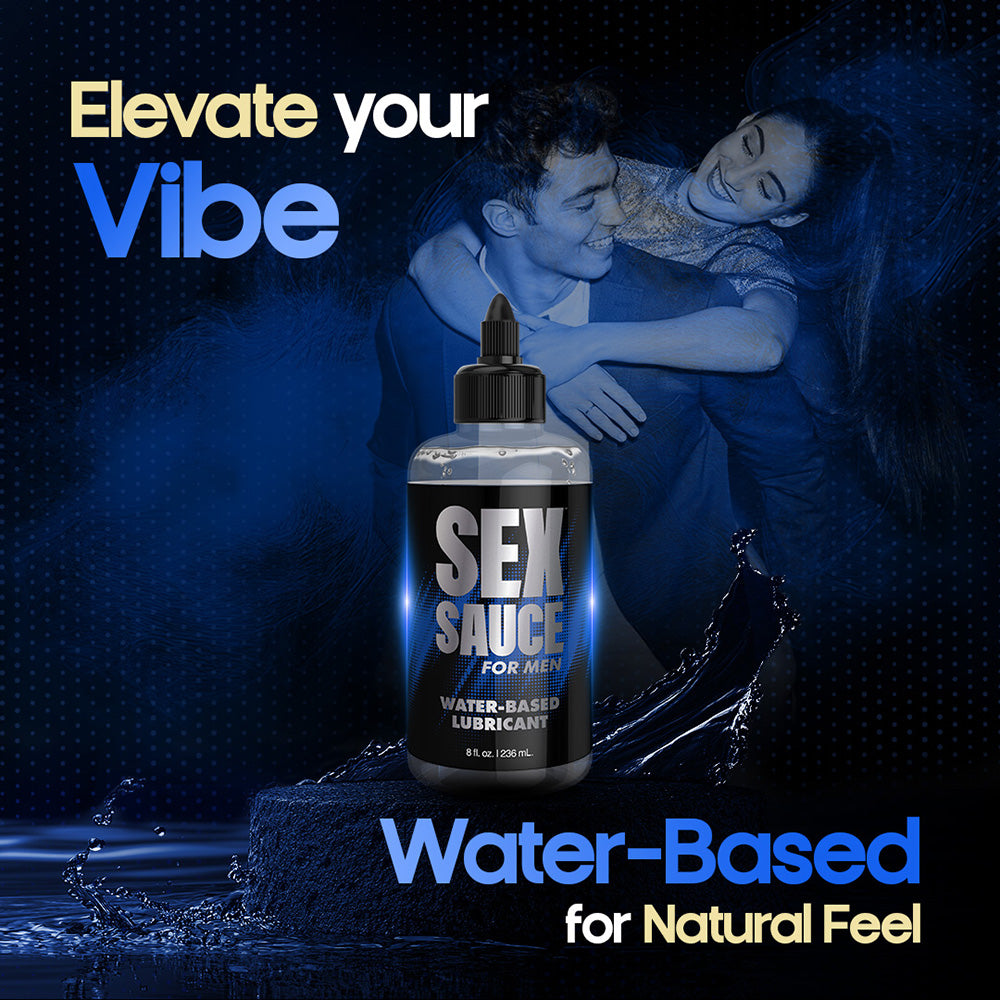 Naughty Jane''s Sex Sauce for Men Water-Based Lubricant 8 oz.