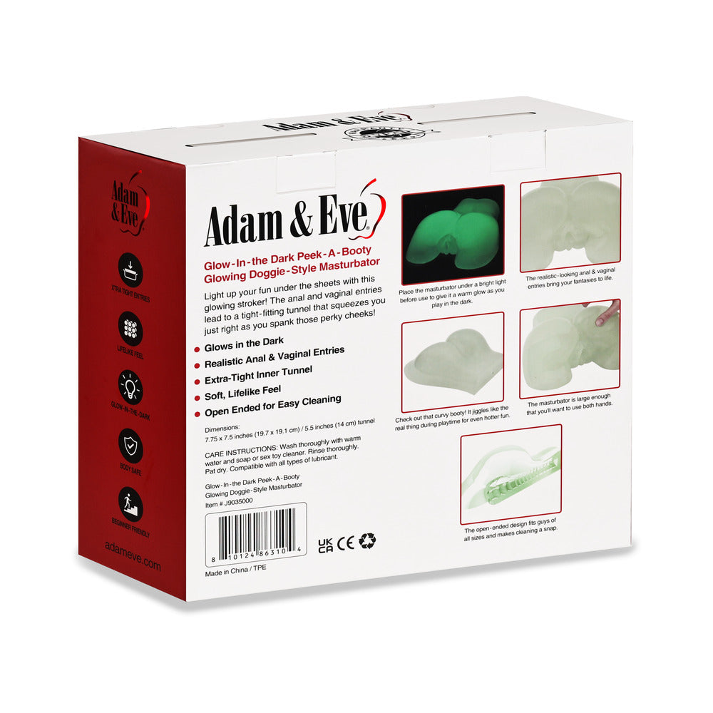 Adam & Eve Glow-in-the-Dark Peek-A-Booty