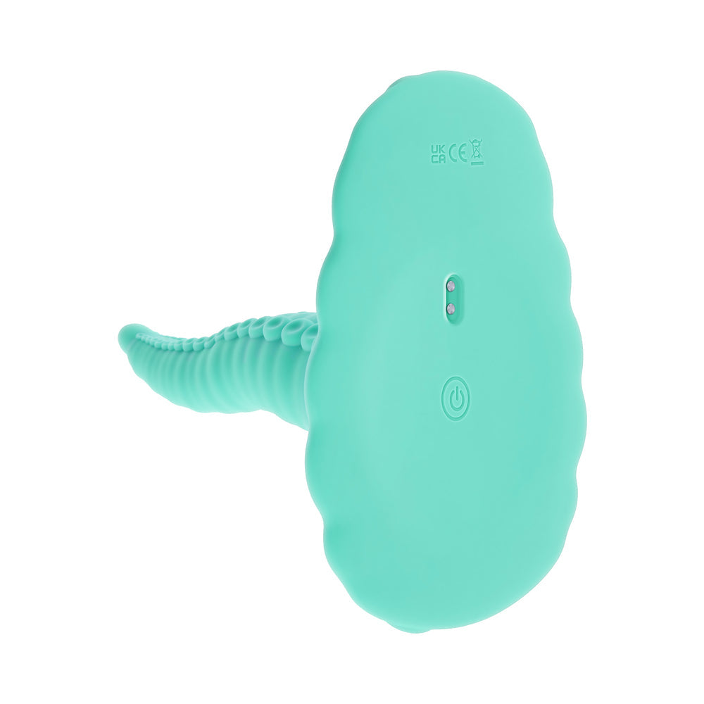 Evolved Tentacle Grinder Rechargeable Vibrating Grinding Silicone Teal