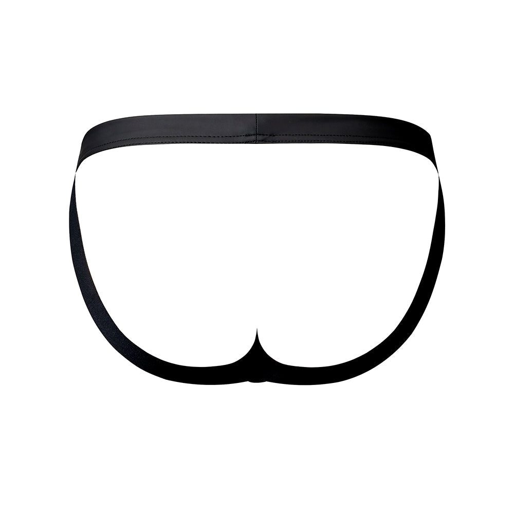 Male Power Oh Snap! Snap Off Jock Black L/XL