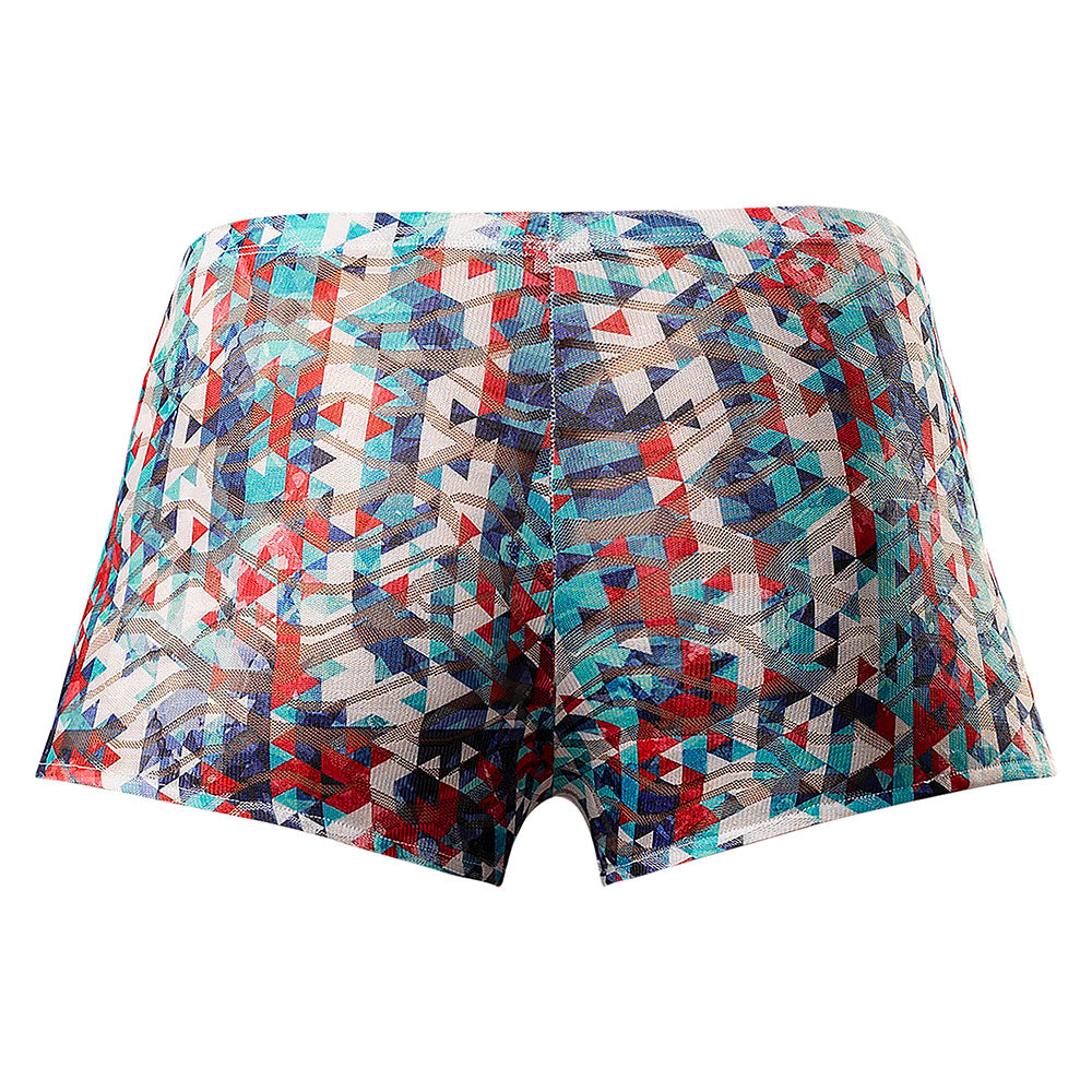 Male Power Your Lace Or Mine Pouch Short Geometric XL
