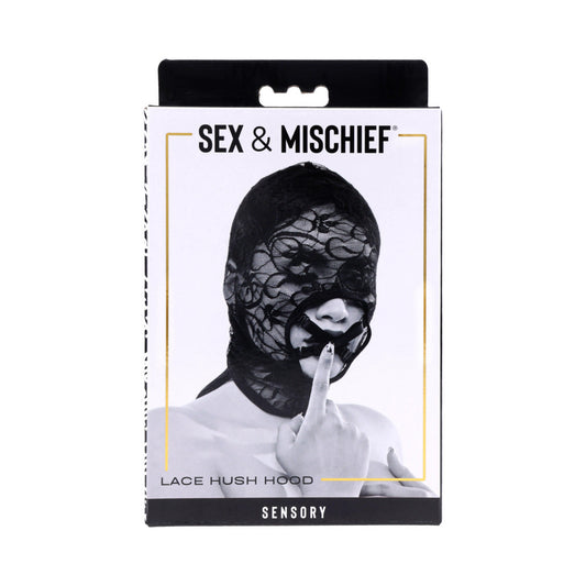 Sportsheets Sex & Mischief Lace Hush Hood - product photo