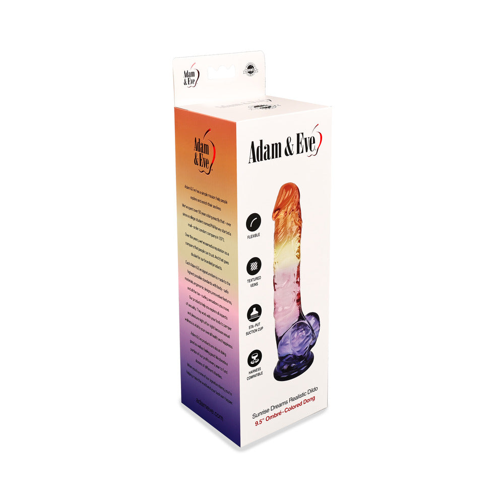 Adam & Eve Sunrise Dreams Realistic Dildo 9.5 in.