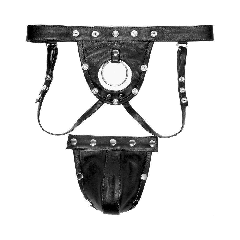 Prowler RED Leather Harness Jock Strap 2XL