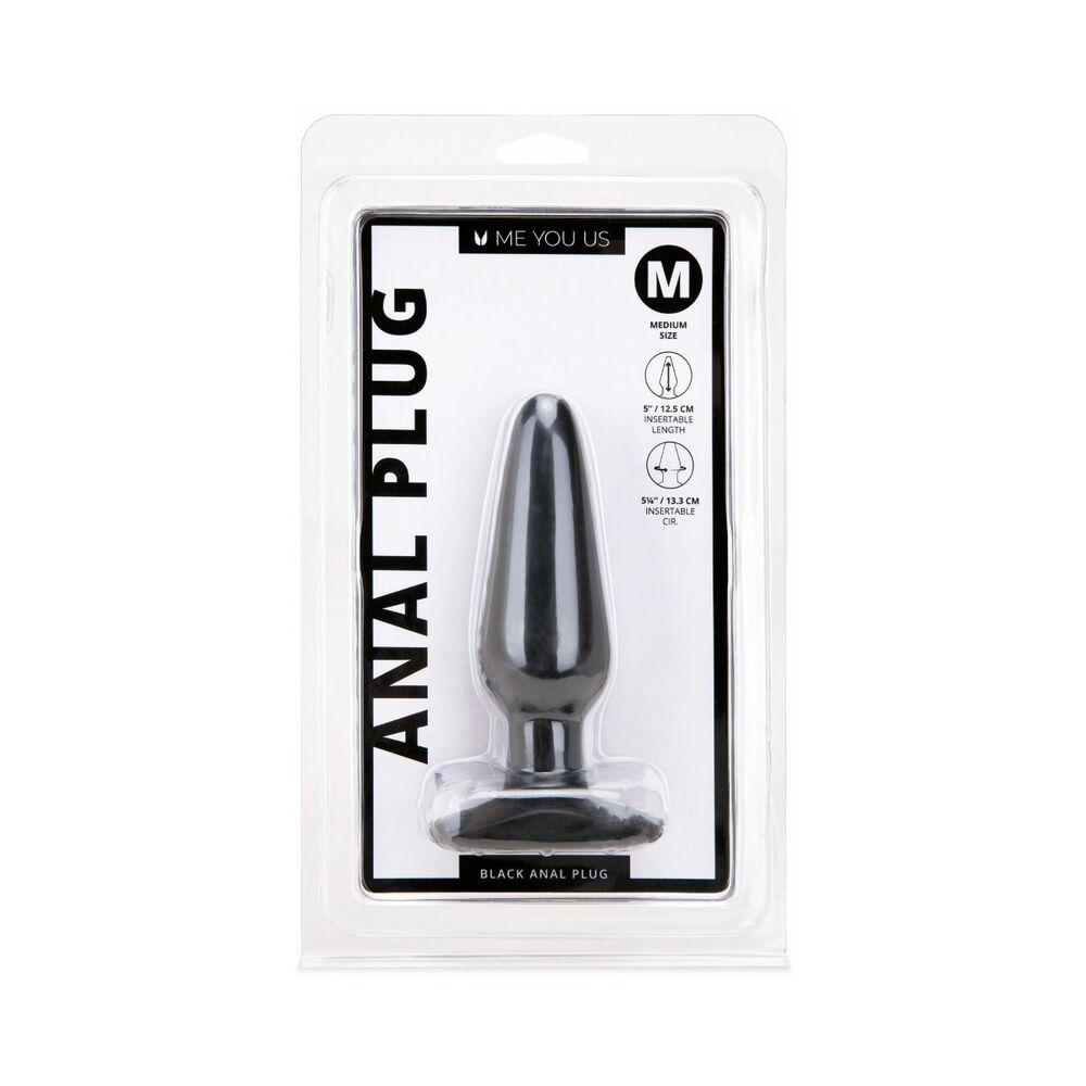 Me You Us Black Medium Anal Plug