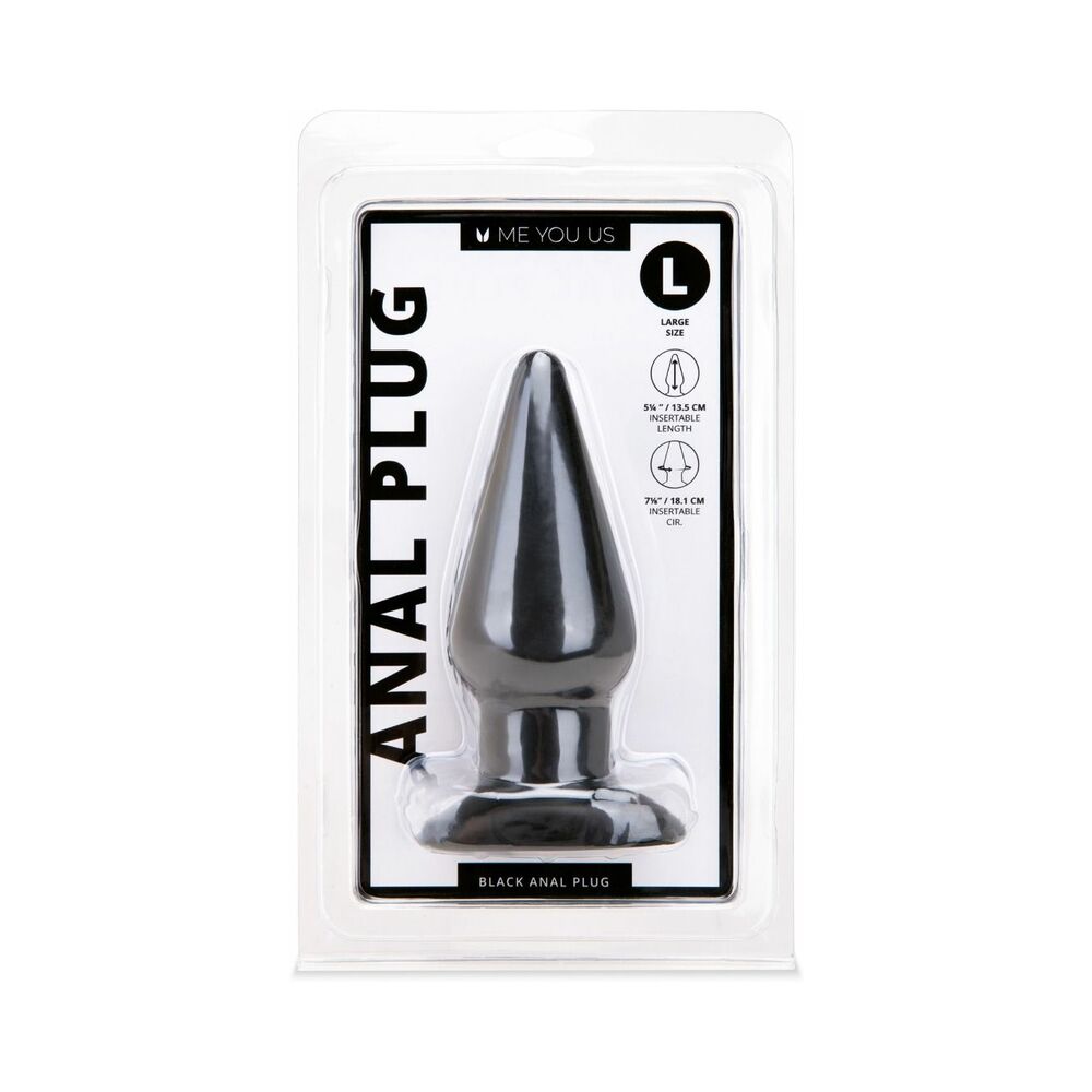 Me You Us Black Large Anal Plug