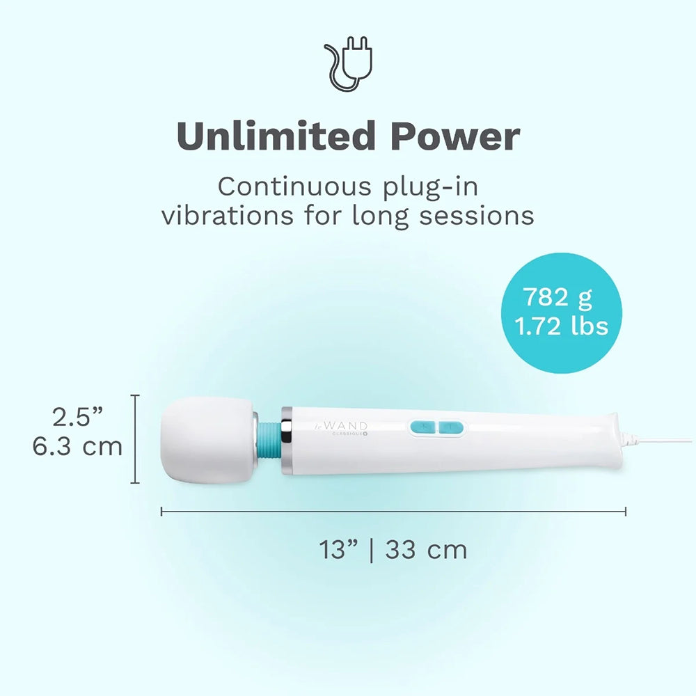 Le Wand Classique Plug-In Wand Massager