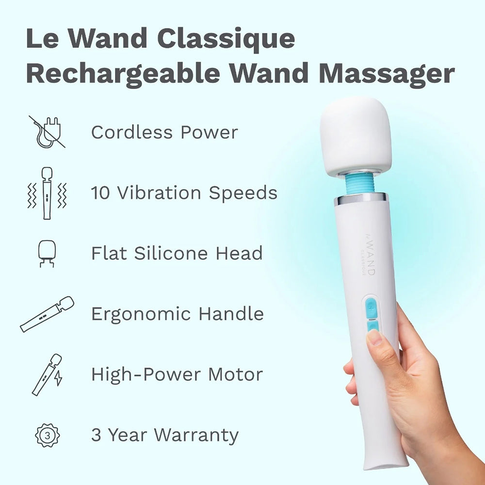 Le Wand Classique Rechargeable Wand Massager