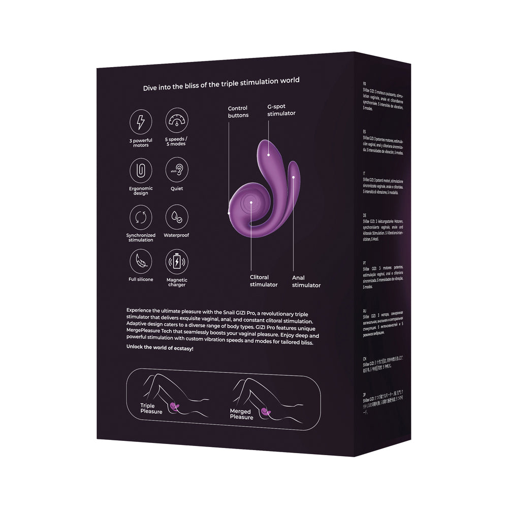 SVibe Snail Gizi Pro Vibrator Grape