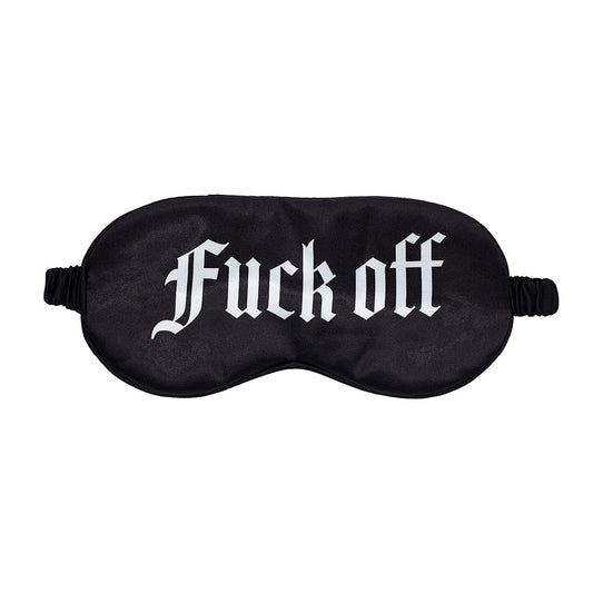Ouch! Fuck Off Printed Mask Satin Black - product photo