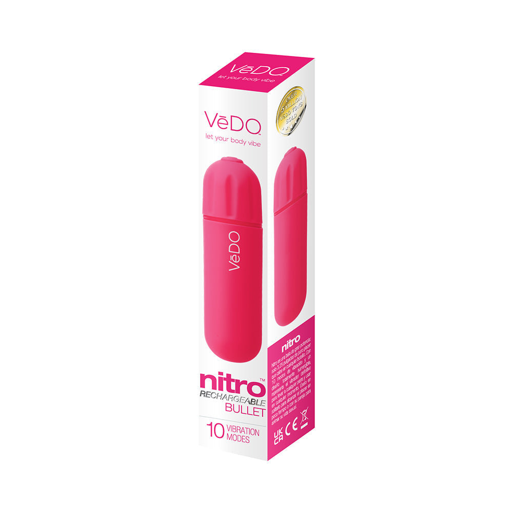 VeDO Nitro Rechargeable Bullet Vibe Assort 16 Pc Display