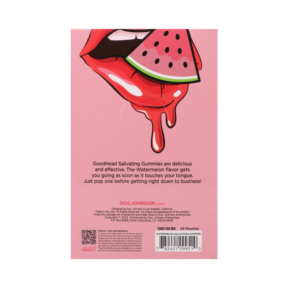 GoodHead Salivating Gummies 24-Pack Display Watermelon