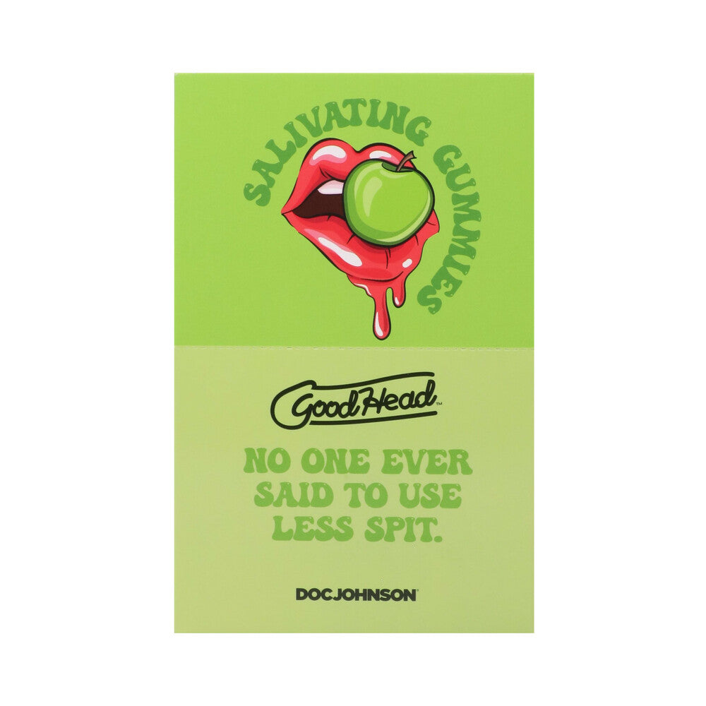 GoodHead Salivating Gummies 24-Pack Display Green Apple