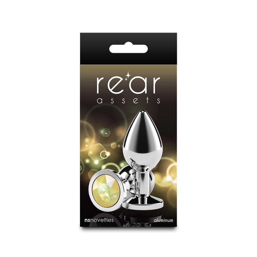Rear Assets Silver Medium Yellow Gem