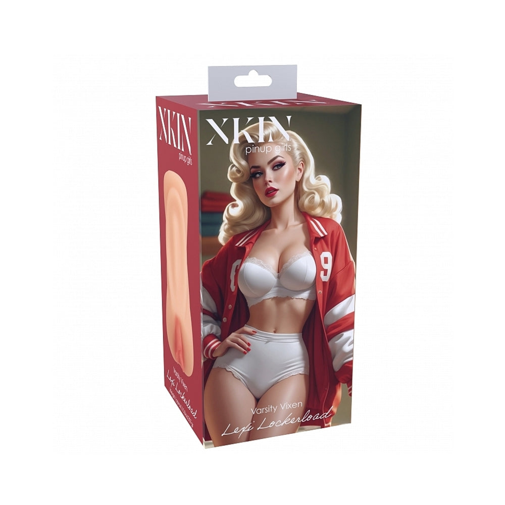 Xkin Pinup Girls Lexi Lockerload Stroker Beige