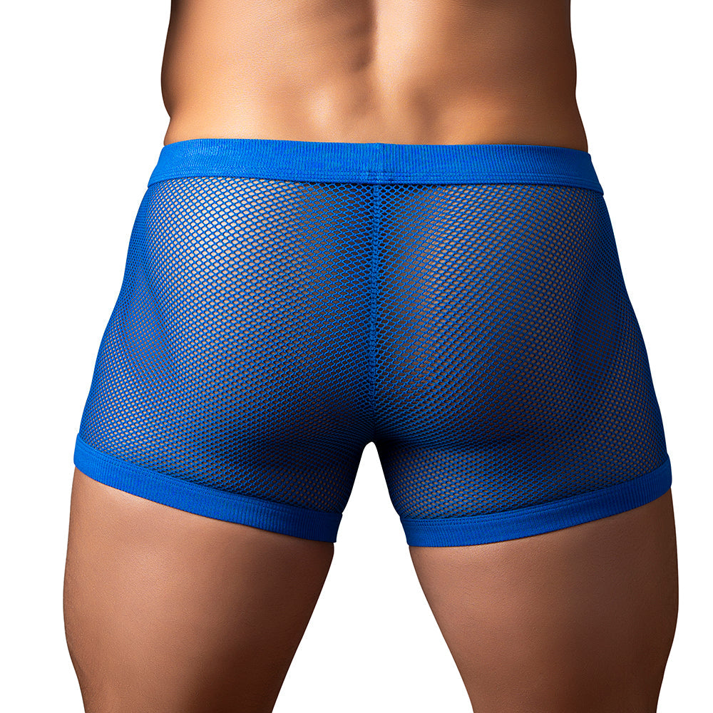 Male Power Fishnet 2.0 PCH Short Royal XL