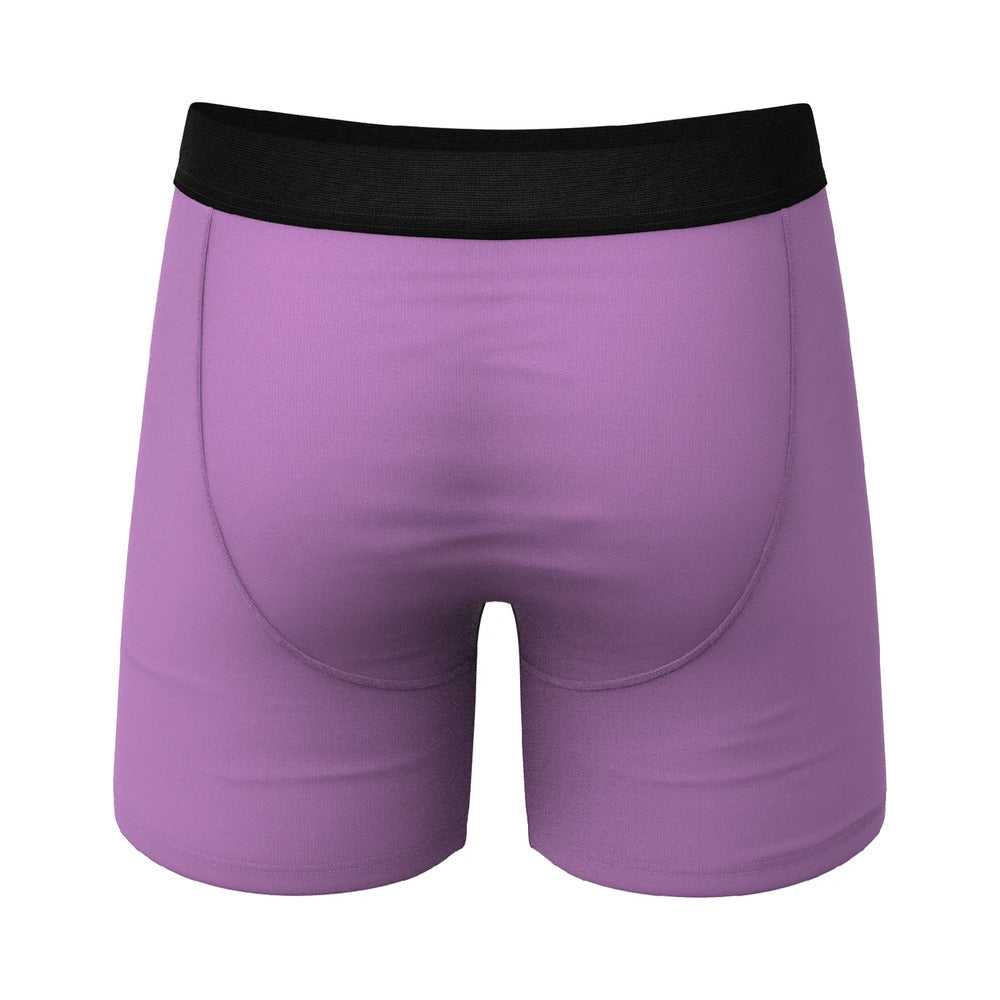 Shinesty The Double Entendre Eggplant Ball Hammock Pouch Underwear with Fly S