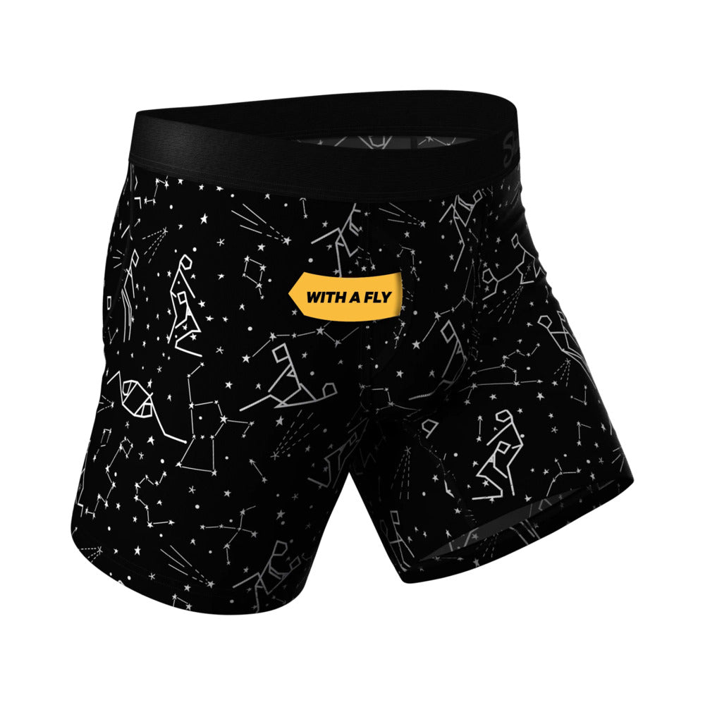 Shinesty The Big Bang Glow-in-the-Dark Constellation Ball Hammock Pouch Underwear with Fly M