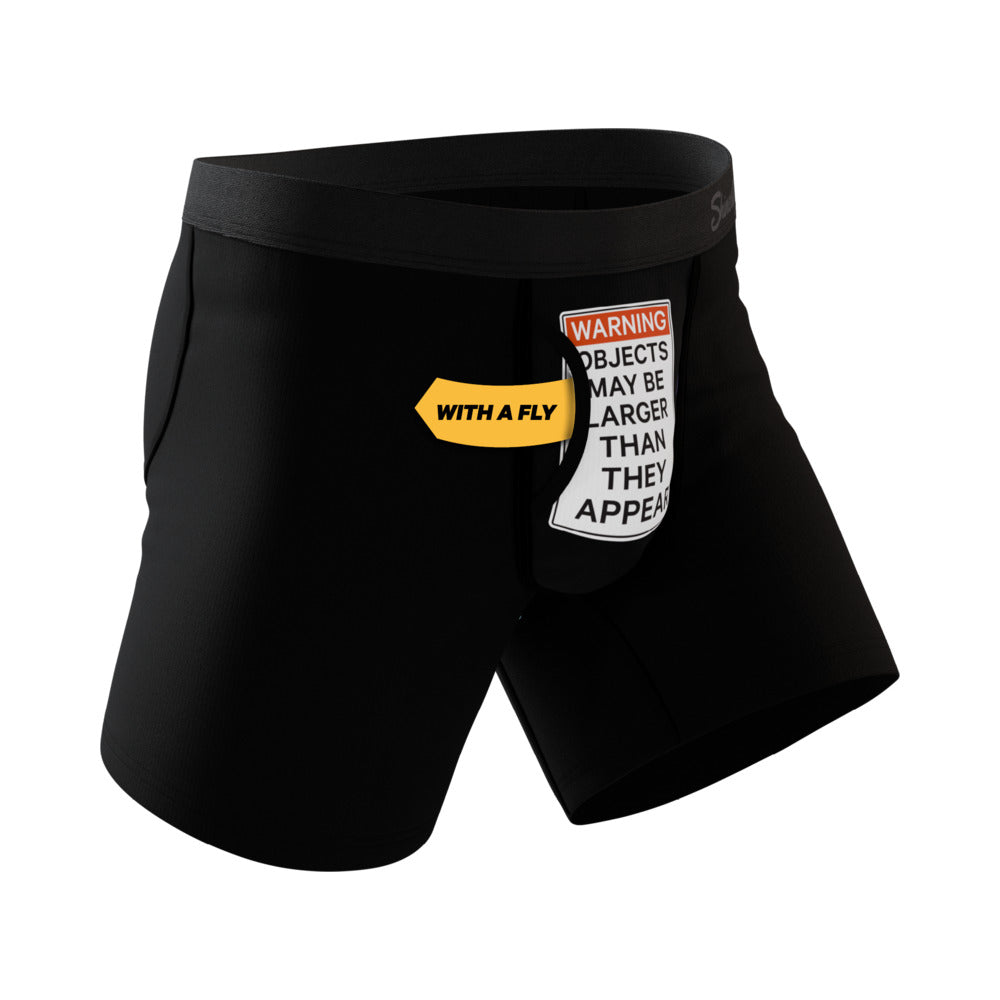 Shinesty The Rear View Size Warning Ball Hammock Pouch Underwear S