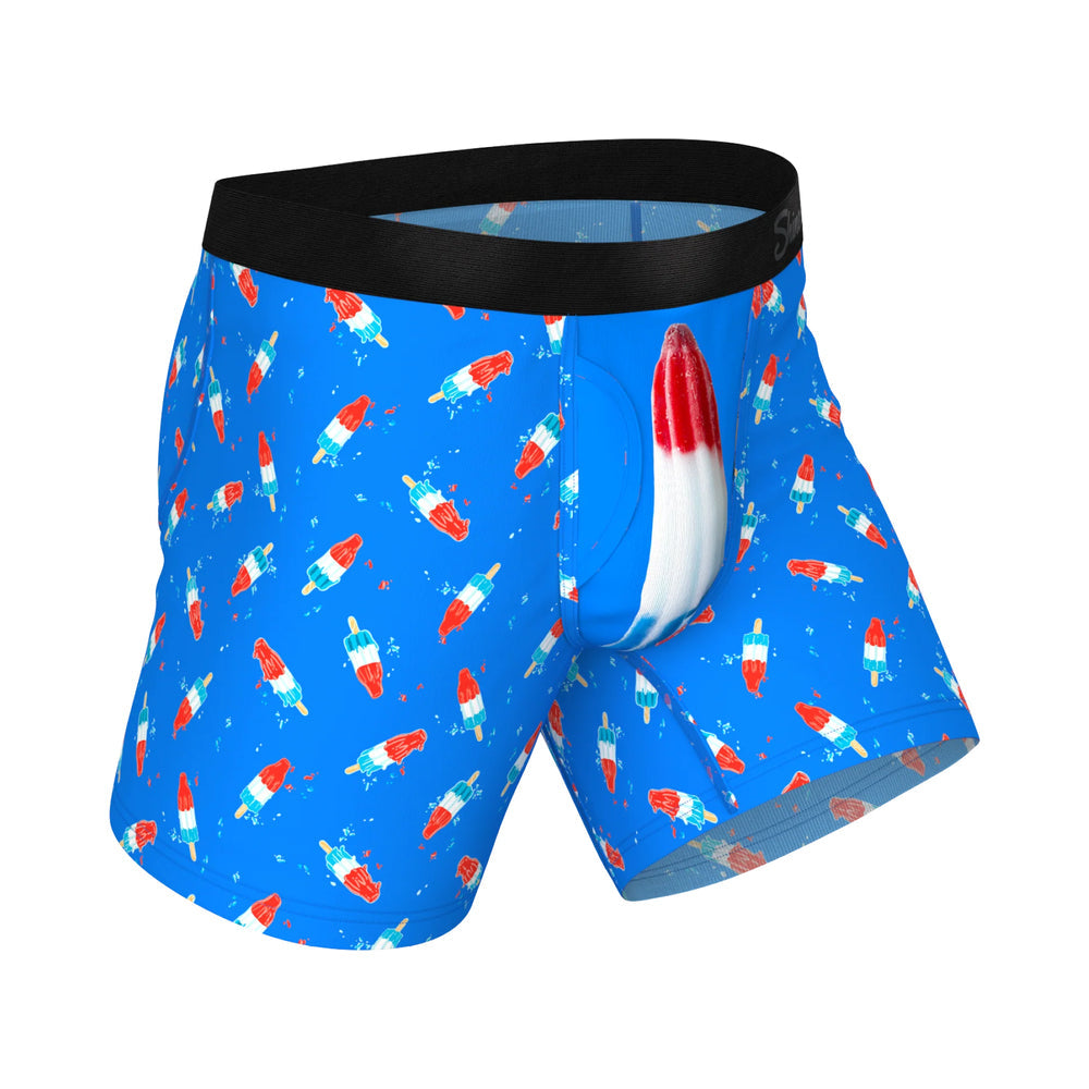 Shinesty The Popsicle Stick Apex USA Ball Hammock Pouch Underwear with Fly 3XL