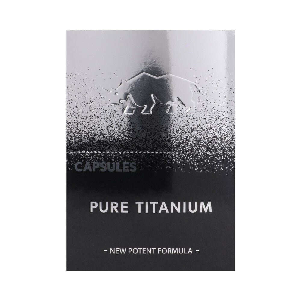 Rhino Pure Titanium Capsules 24-Pack Display