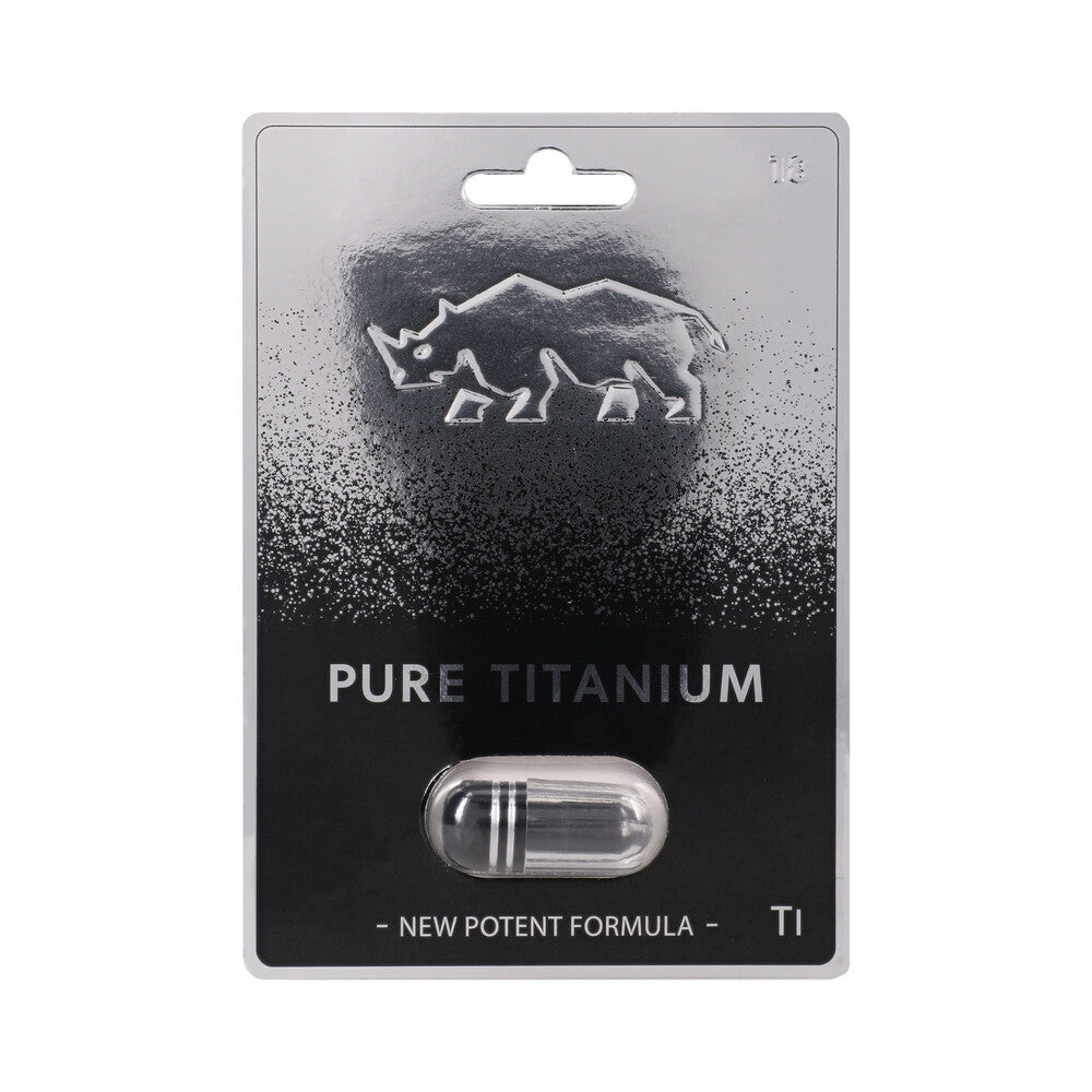 Rhino Pure Titanium Capsules 24-Pack Display