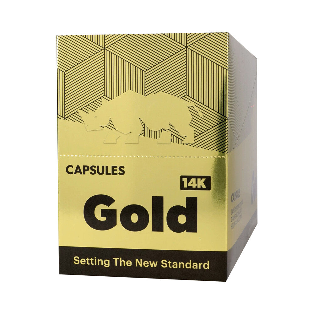 Rhino Gold 14K Capsules 24-Pack Display