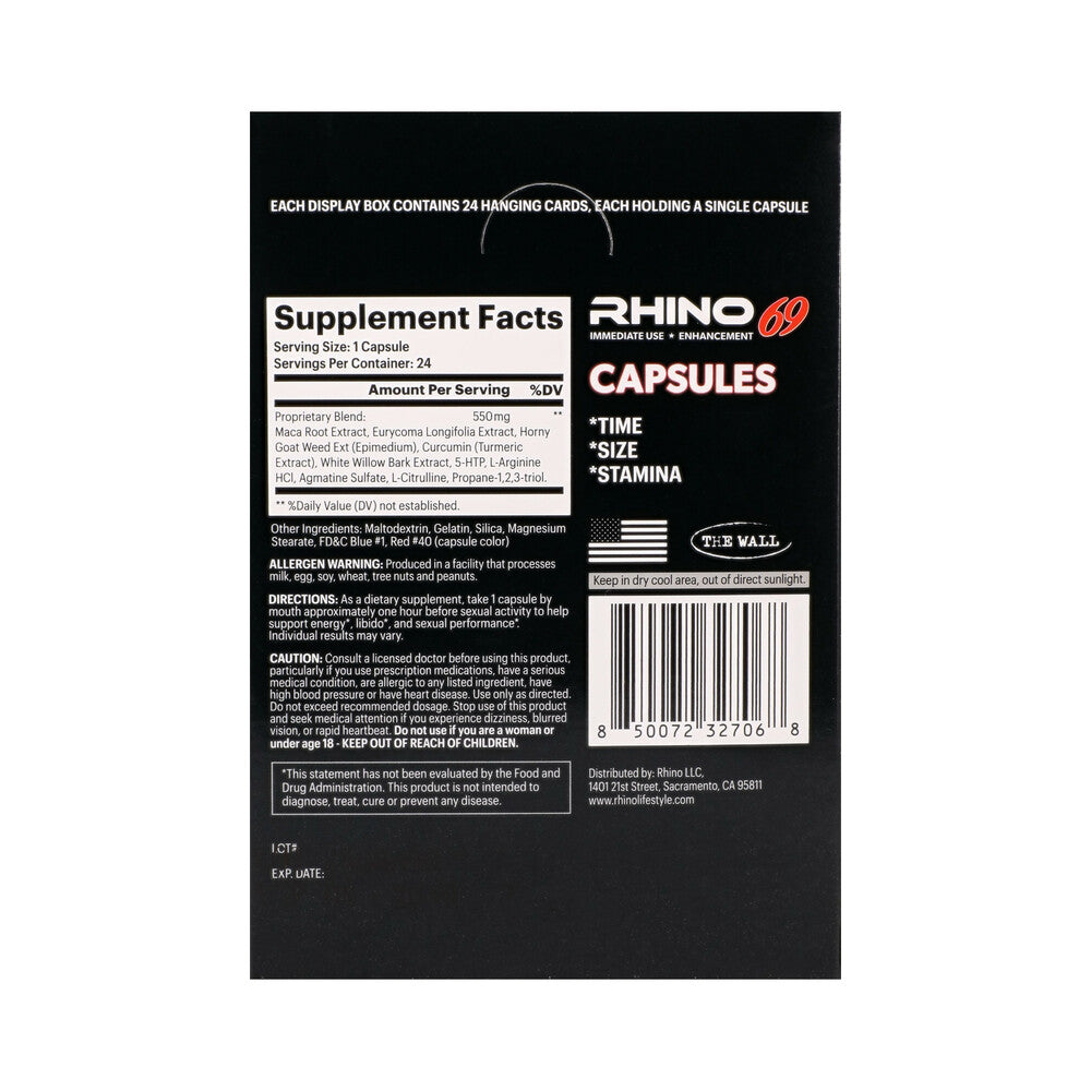 Rhino 69 Capsules 24-Pack Display