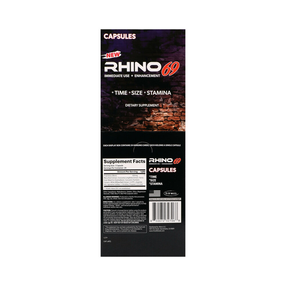 Rhino 69 Capsules 24-Pack Display