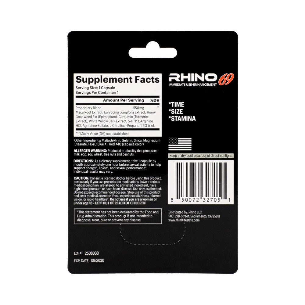 Rhino 69 Capsules 24-Pack Display