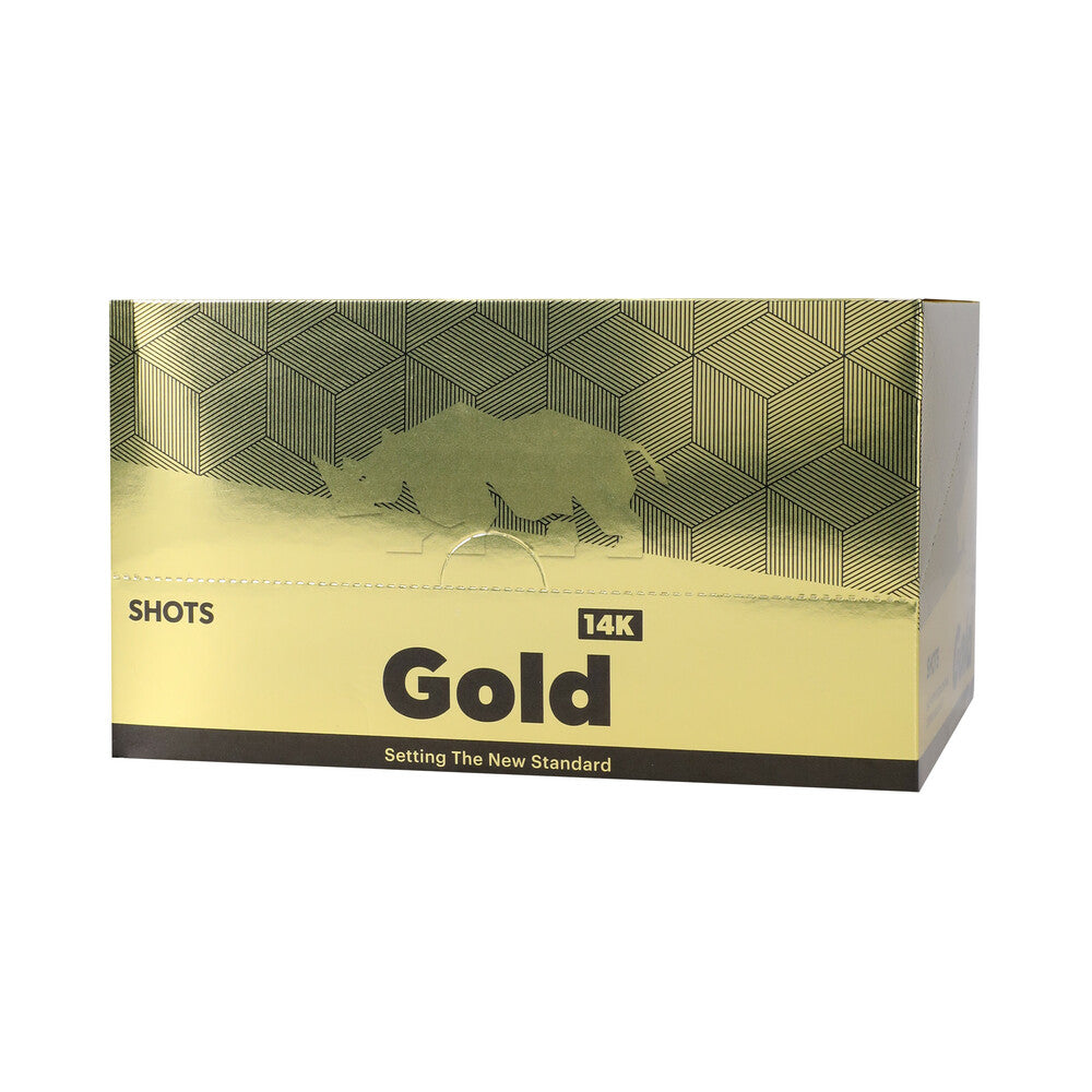 Rhino Gold 14K Liquid Shots 2 oz. Bottles 12-Pack Display