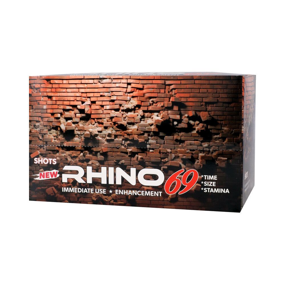 Rhino 69 Liquid Shots 2 oz. Bottles 12-Pack Display