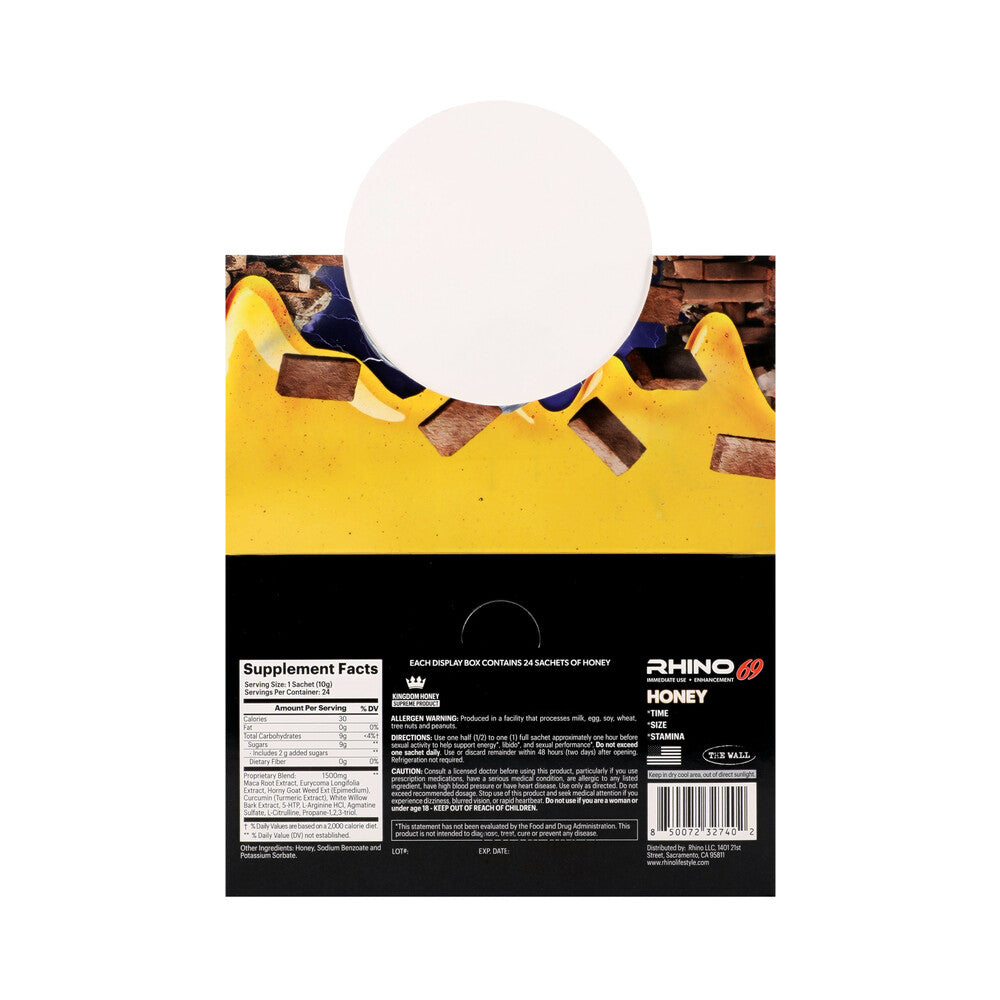 Rhino 69 Honey 24-Pack Display
