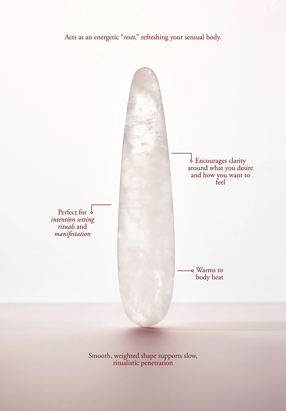 Chakrubs Prism Original Clear Quartz Wand