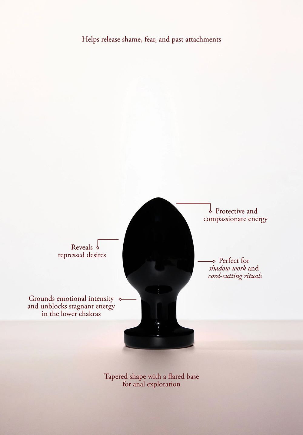 Chakrubs Xaga Root Obsidian Plug