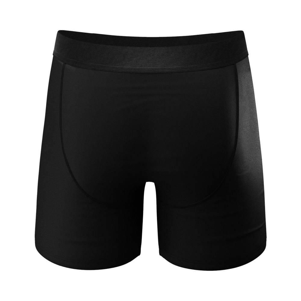 Shinesty The 009 Black Tuxedo Ball Hammock Pouch Underwear with Fly S