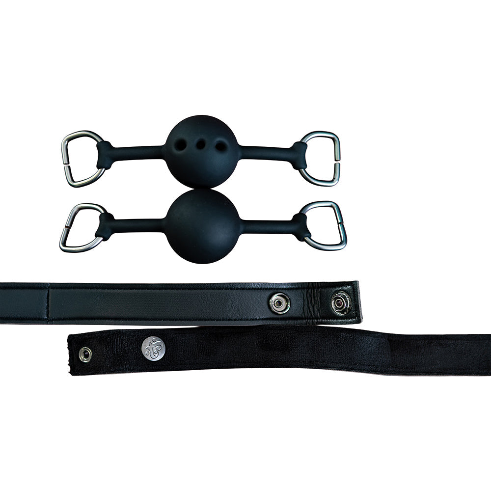 SEI MIO Silent Authority Progressive Interchangeable Ball Gag Set