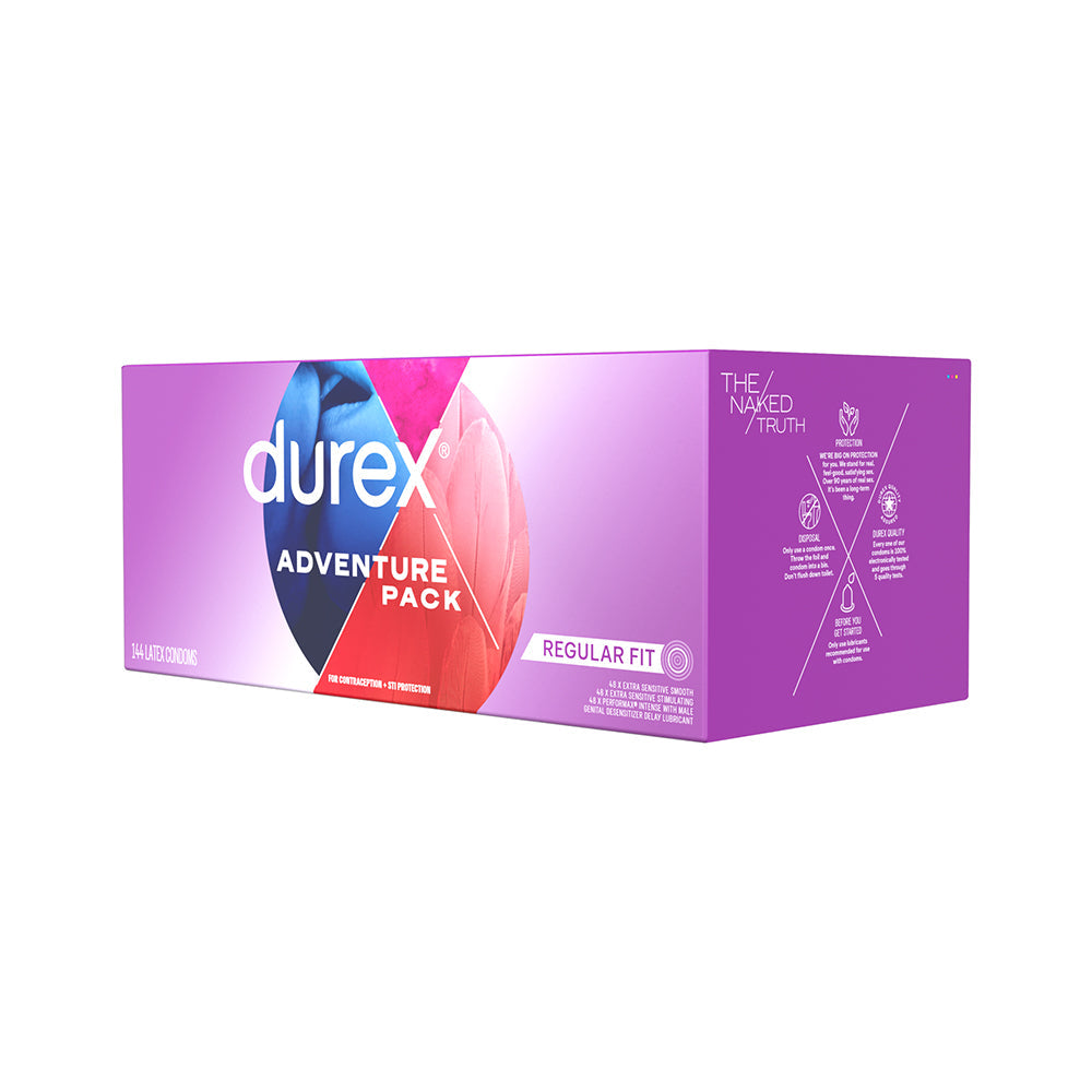 Durex Adventure Pack Display 144pcs