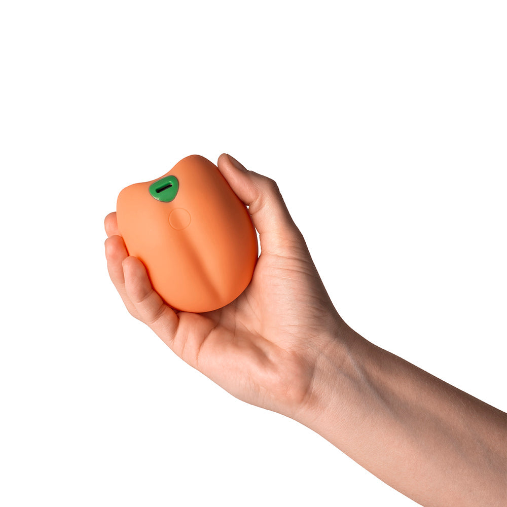 Emojibator Peach Vibrating Stroker